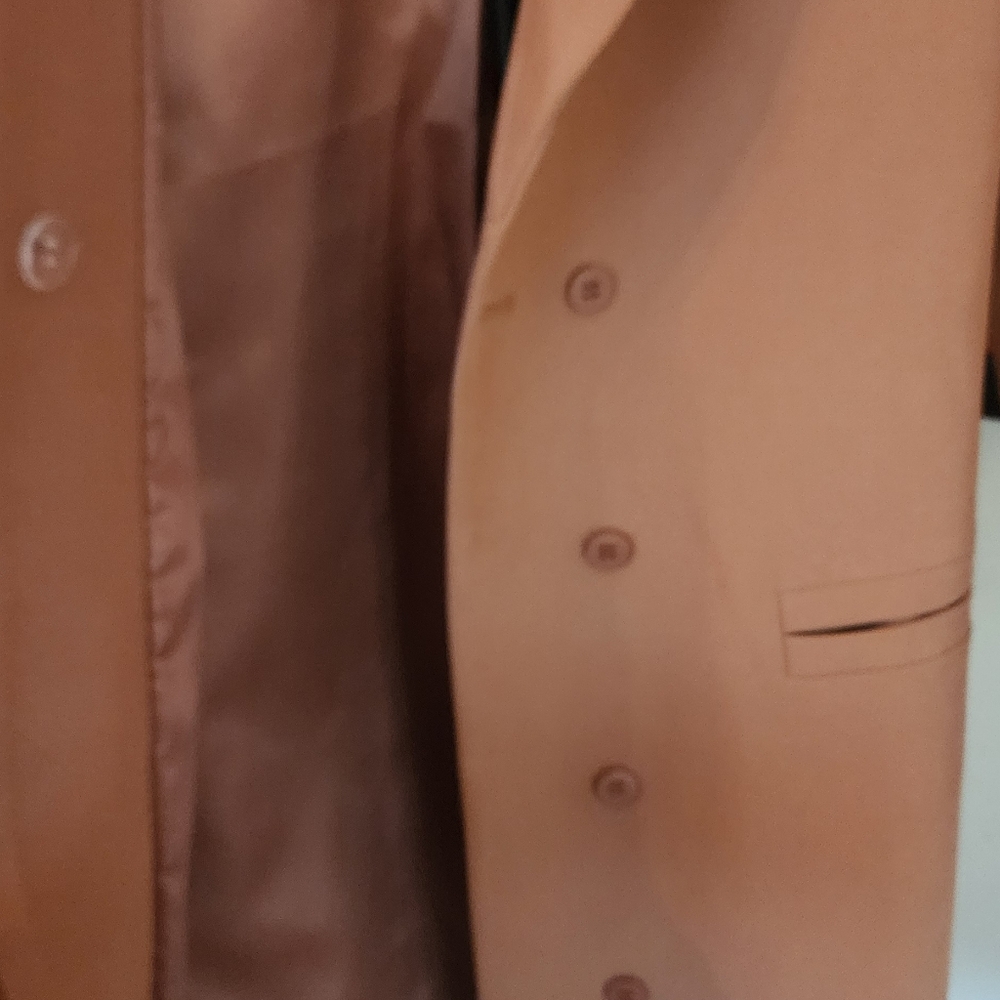 Mare Mare for Anthropologie Camel Longline Blazer Size Small - Picture 7 of 10